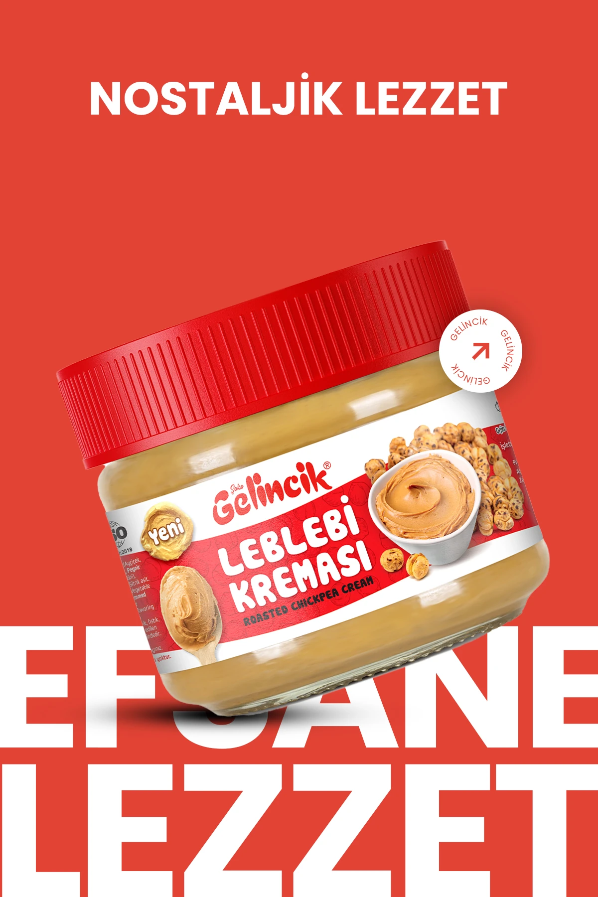 GELİNCİK 320GR LEBLEBİ KREMASI NOSTALJİ ÜRÜN