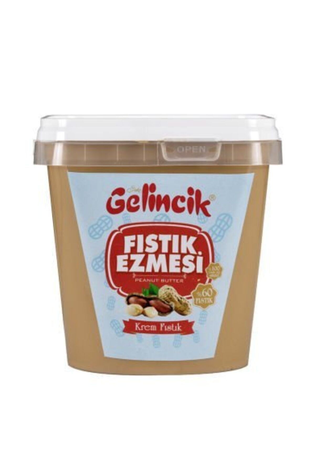 Şekerli Fıstık Ezmesi 900 gr Kase