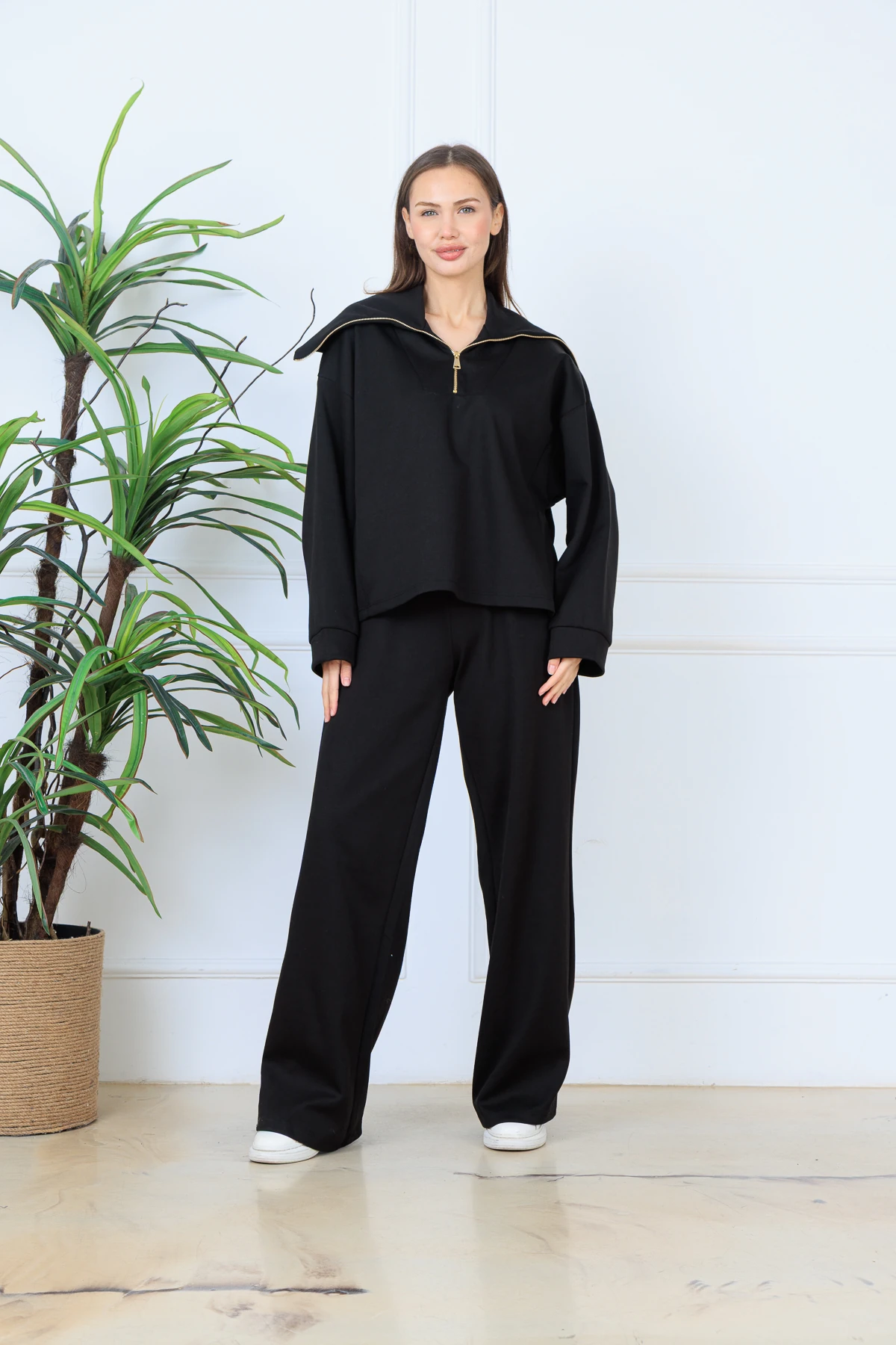 CPSL0620 Fermuarlı Oversize İkili Takım