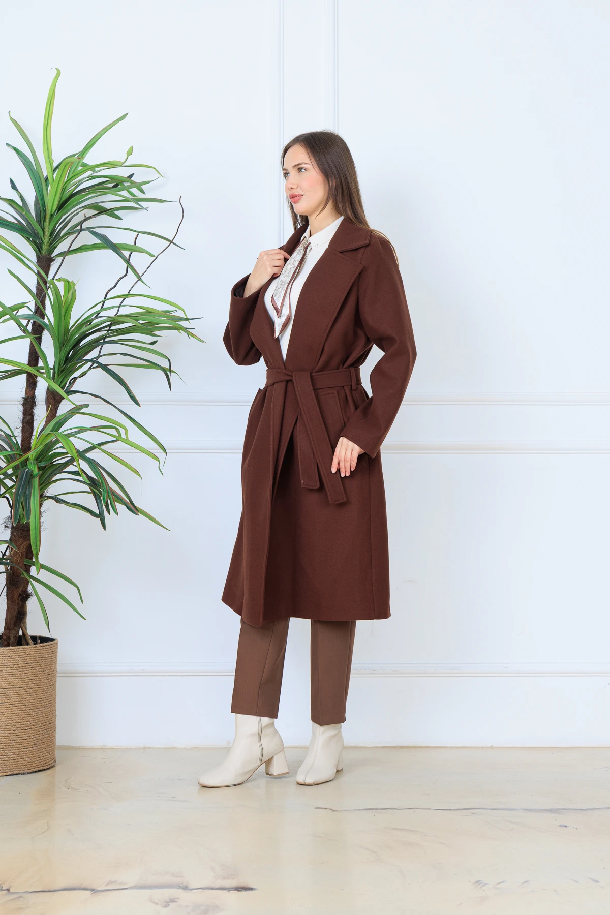 CPSL6637 KAŞE KEMERLİ KABAN