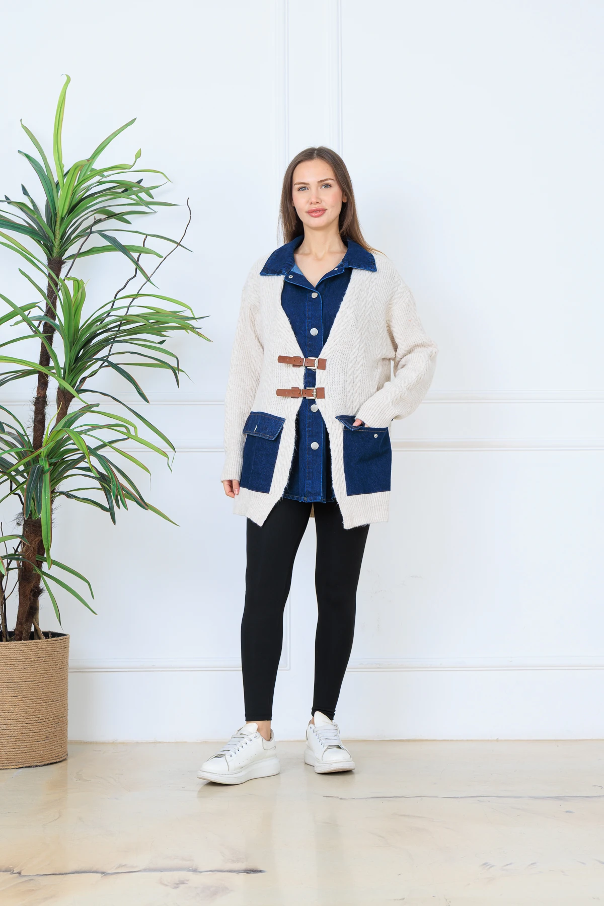 KOT GÖMLEK DETAY TOKALI HIRKA (STD)