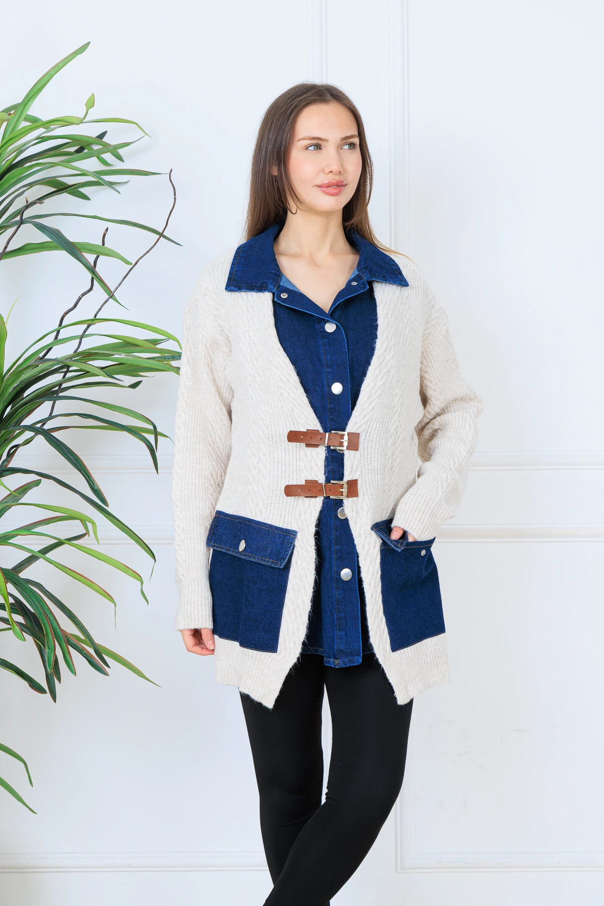 KOT GÖMLEK DETAY TOKALI HIRKA (STD)