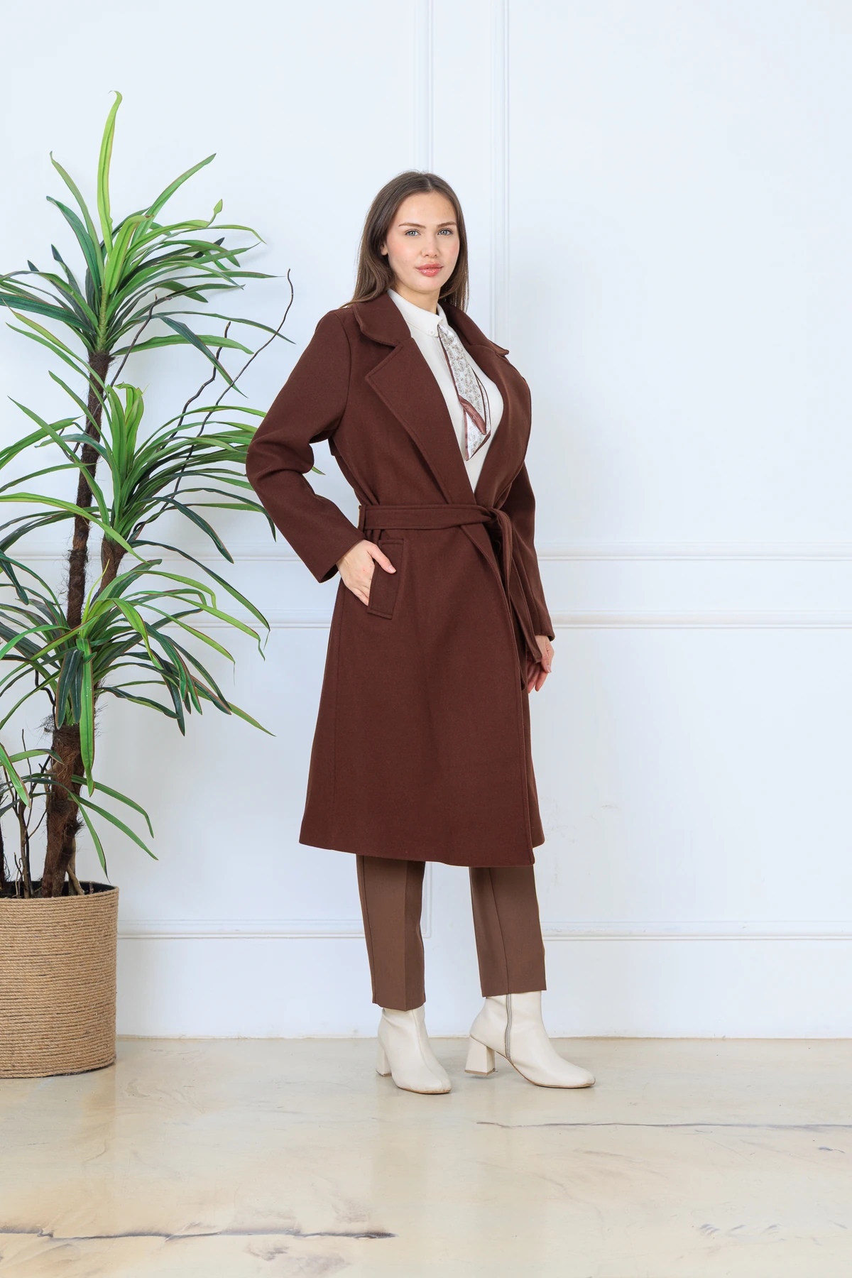 CPSL6637 KAŞE KEMERLİ KABAN