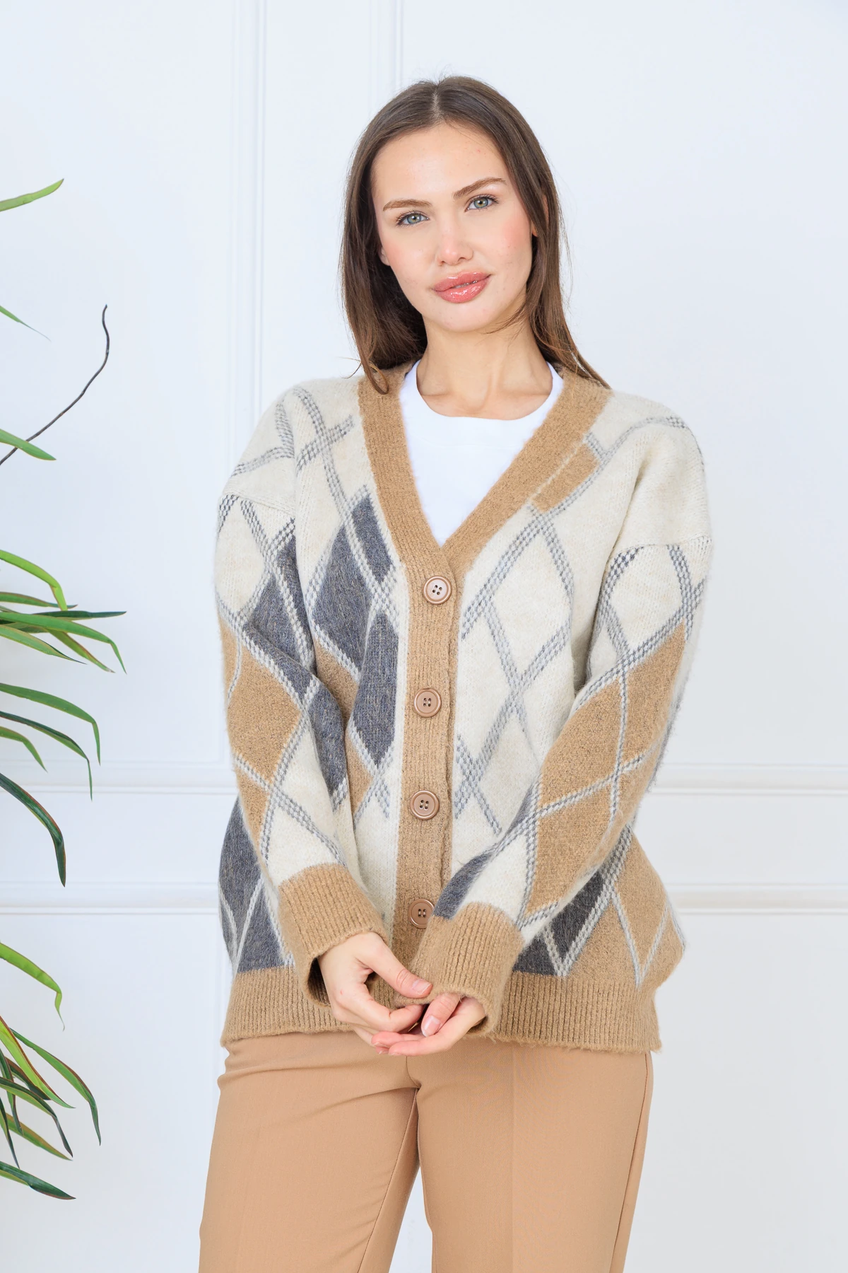 CPSL2681 BAKLAVA DESEN OVER SIZE HIRKA (STD)