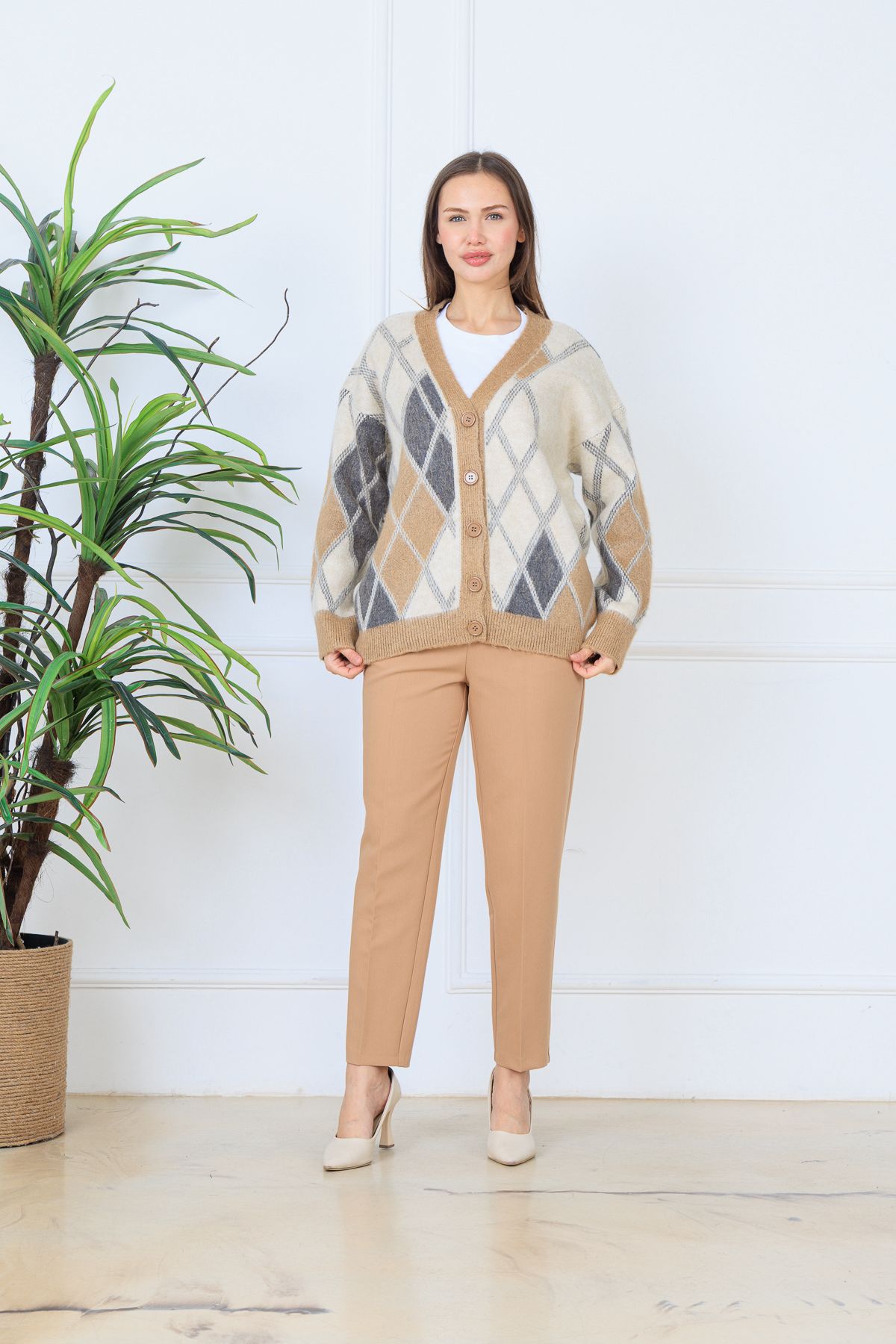 Kahverengi Triko Kazak