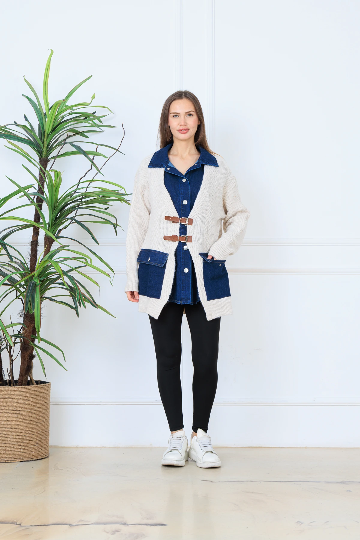 KOT GÖMLEK DETAY TOKALI HIRKA (STD)