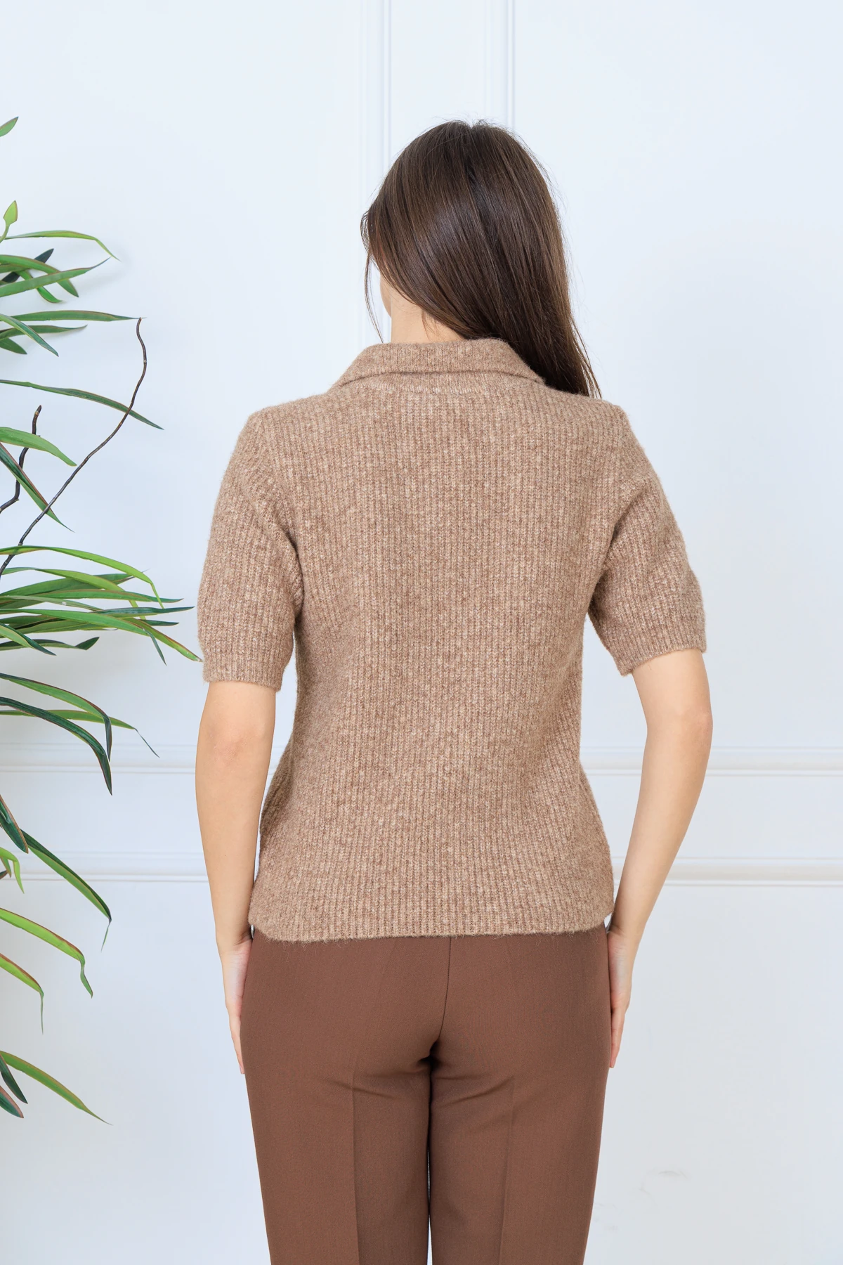 CPSL0110 POLO YAKA YUMOŞ KAZAK