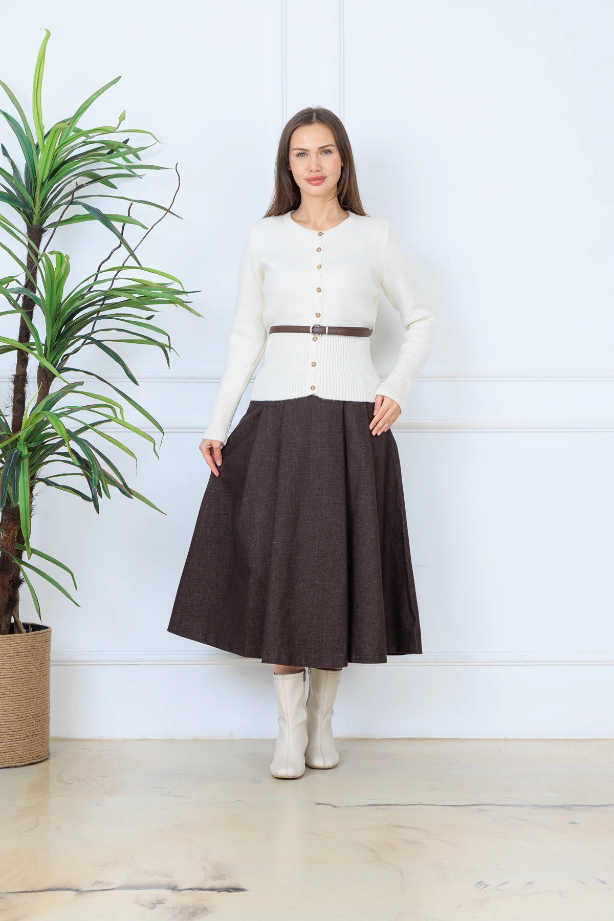  CPSL5152 PİLELİ KAŞMİR ETEK