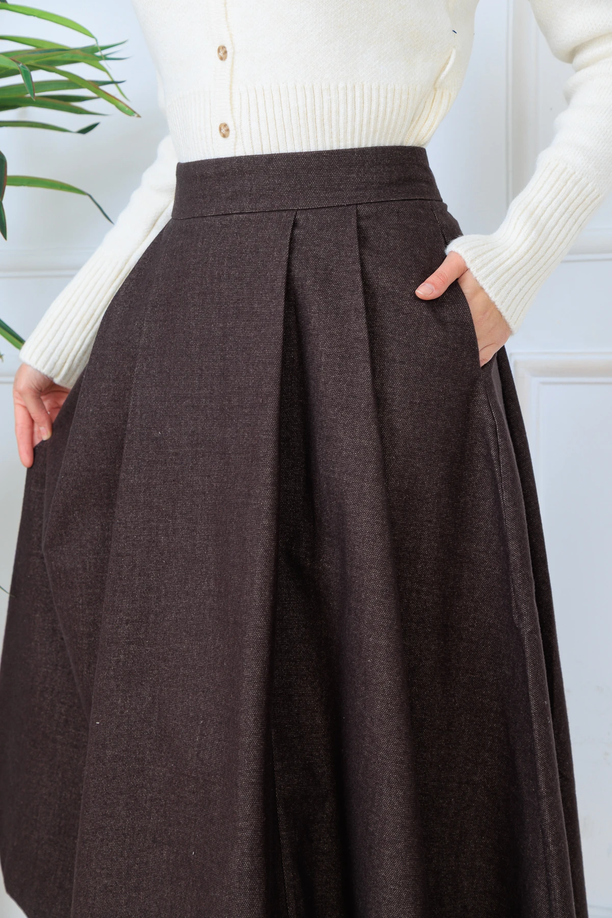  CPSL5152 PİLELİ KAŞMİR ETEK