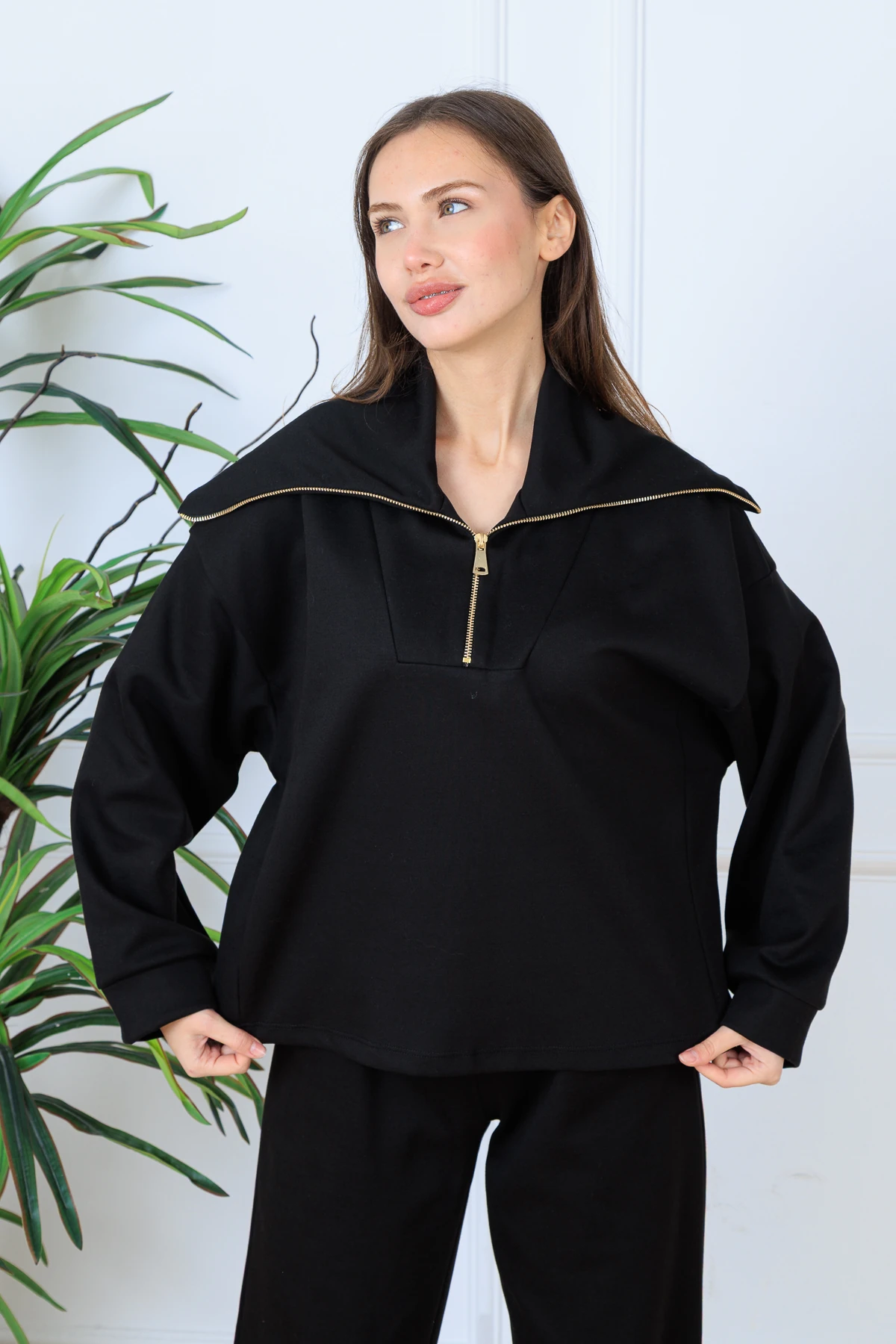 CPSL0620 Fermuarlı Oversize İkili Takım