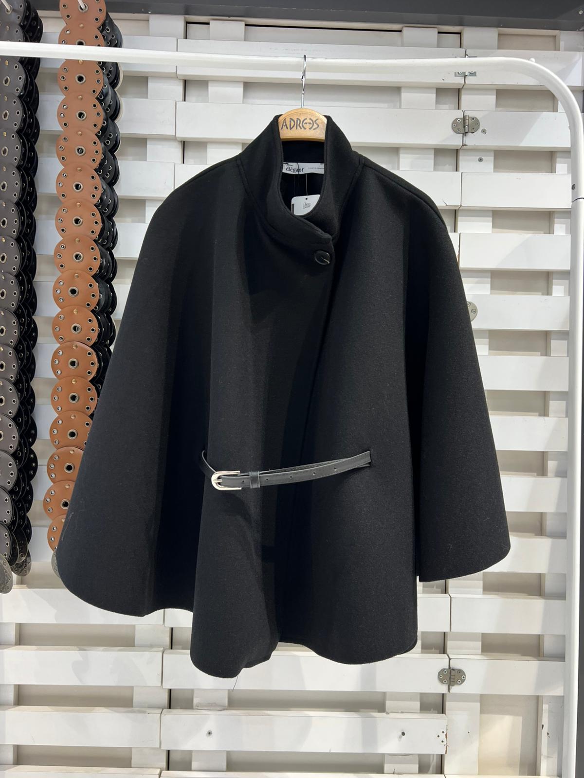  CPSL6902 OVER SİZE KEMERLİ PANÇO