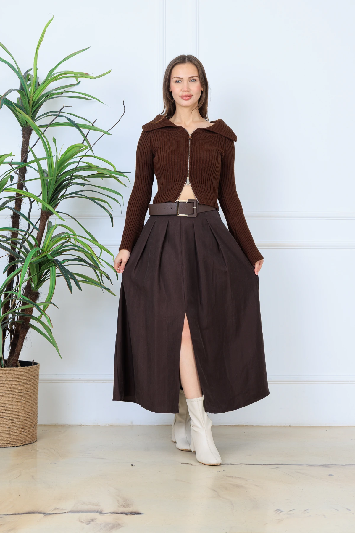 CPSL1967 FERMUARLI KAYIK YAKA TRİKO