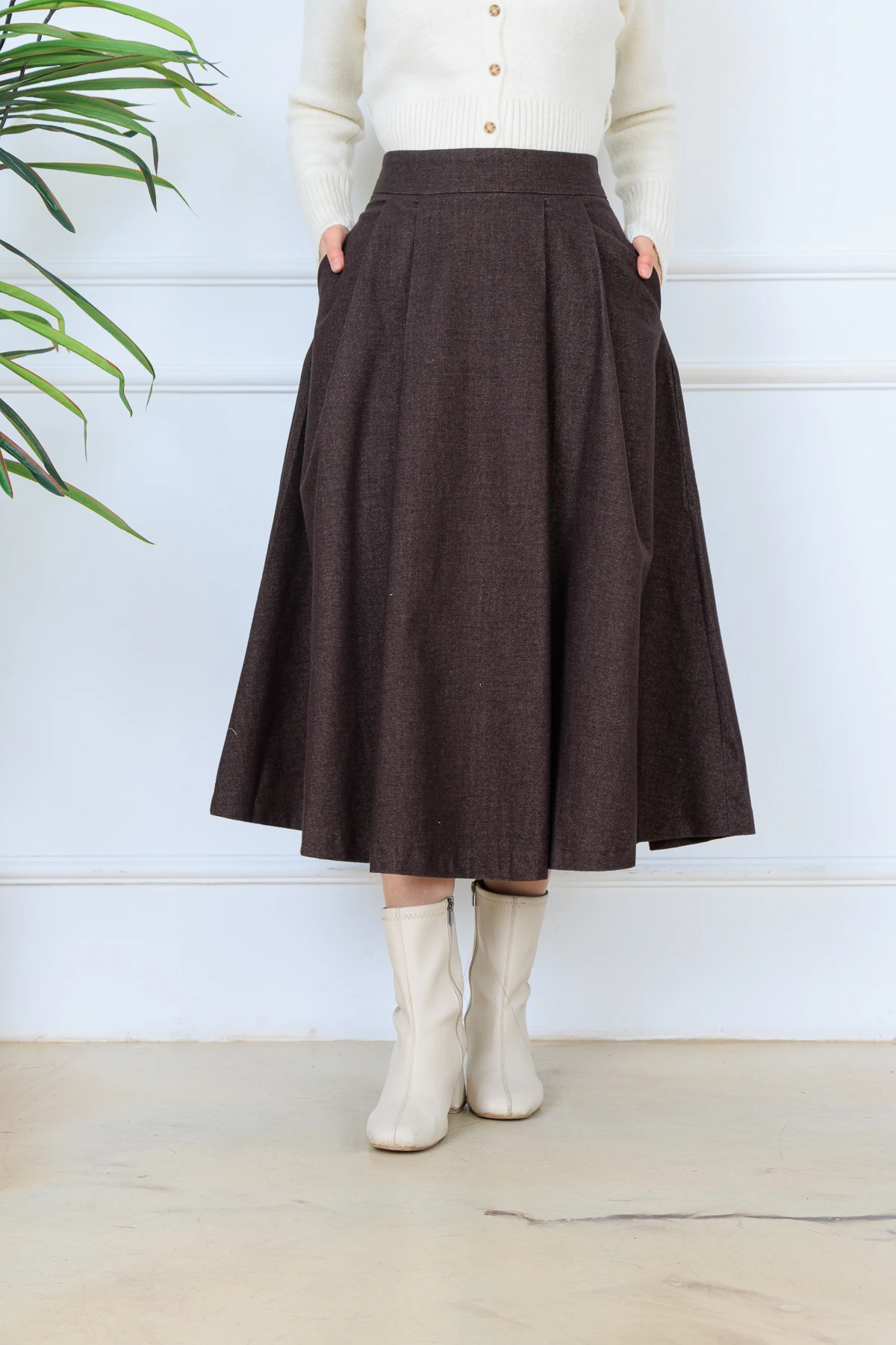  CPSL5152 PİLELİ KAŞMİR ETEK