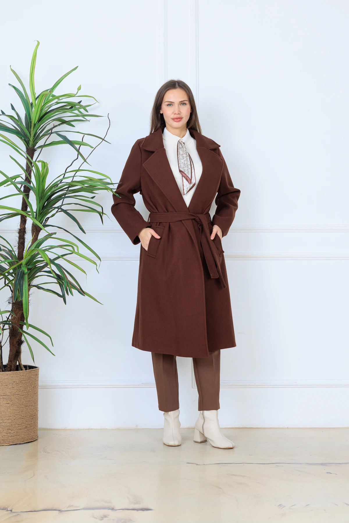 CPSL6637 KAŞE KEMERLİ KABAN