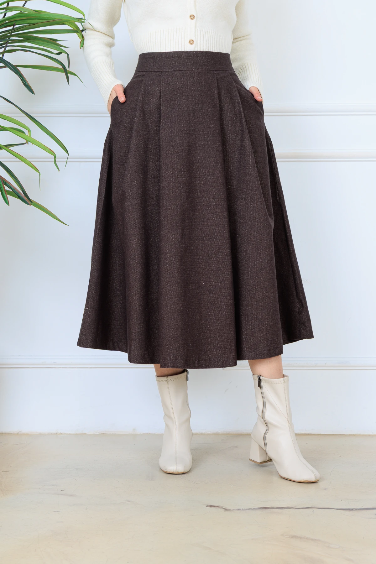  CPSL5152 PİLELİ KAŞMİR ETEK