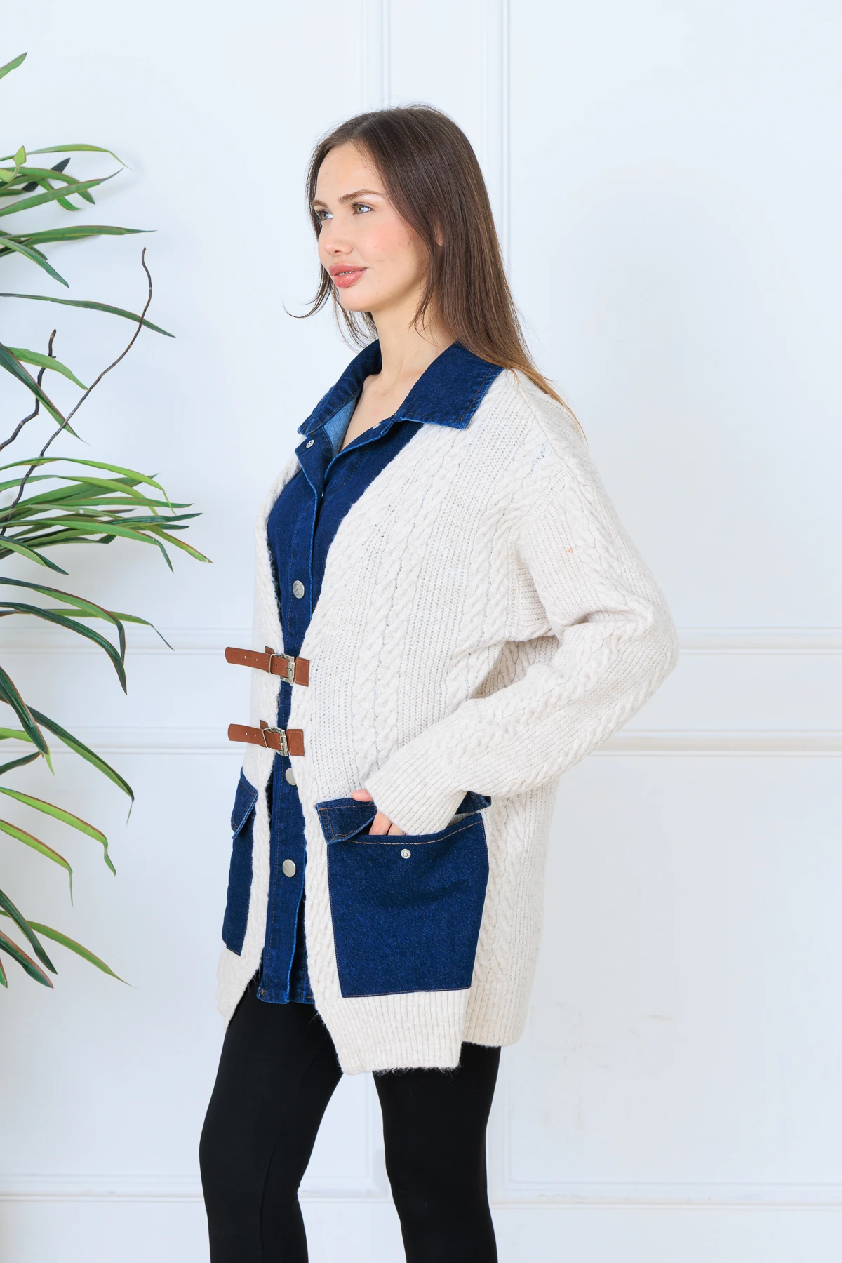 KOT GÖMLEK DETAY TOKALI HIRKA (STD)