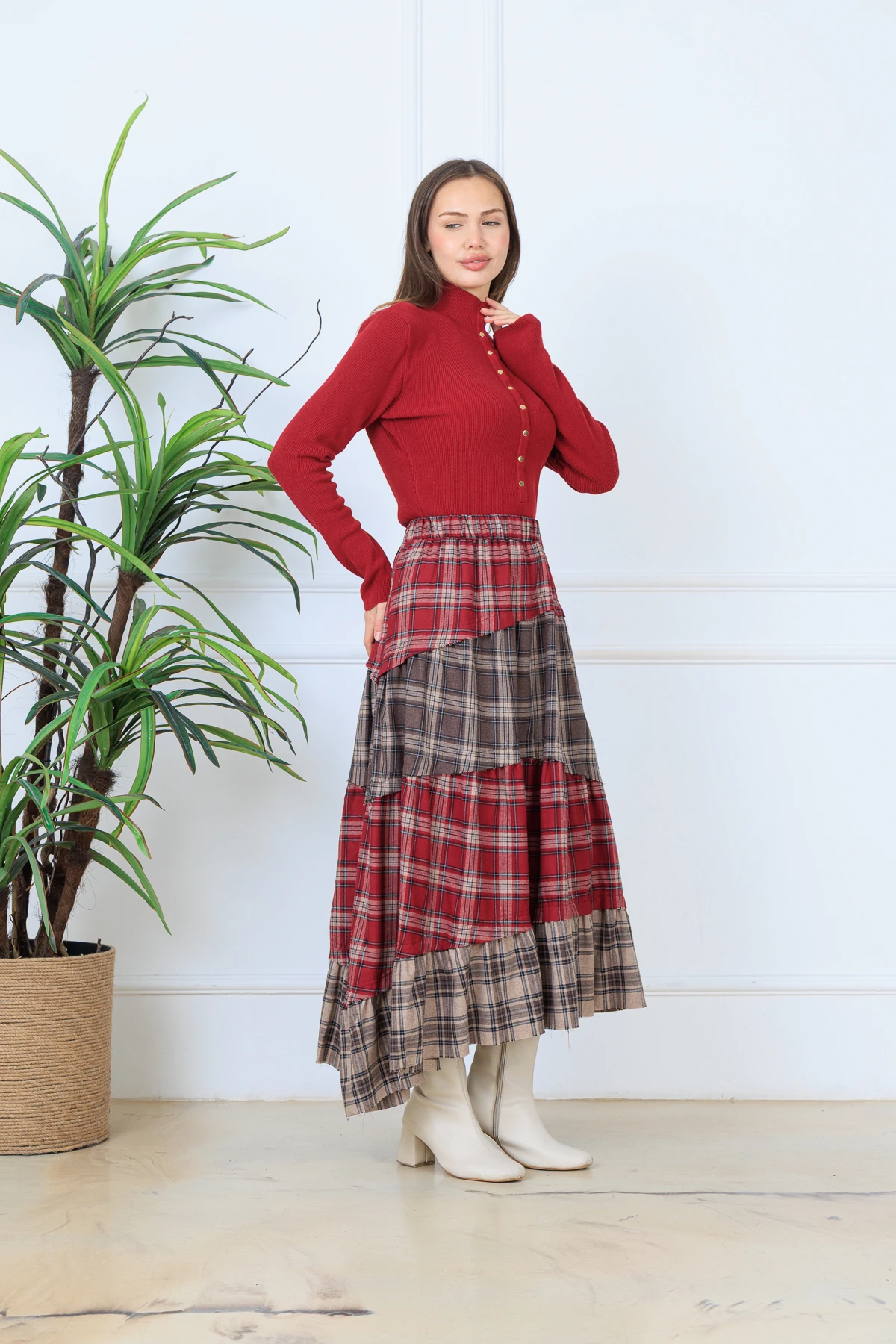 CPSL17141 ASİMETRİK PÜSKÜLLÜ EKOSE ETEK