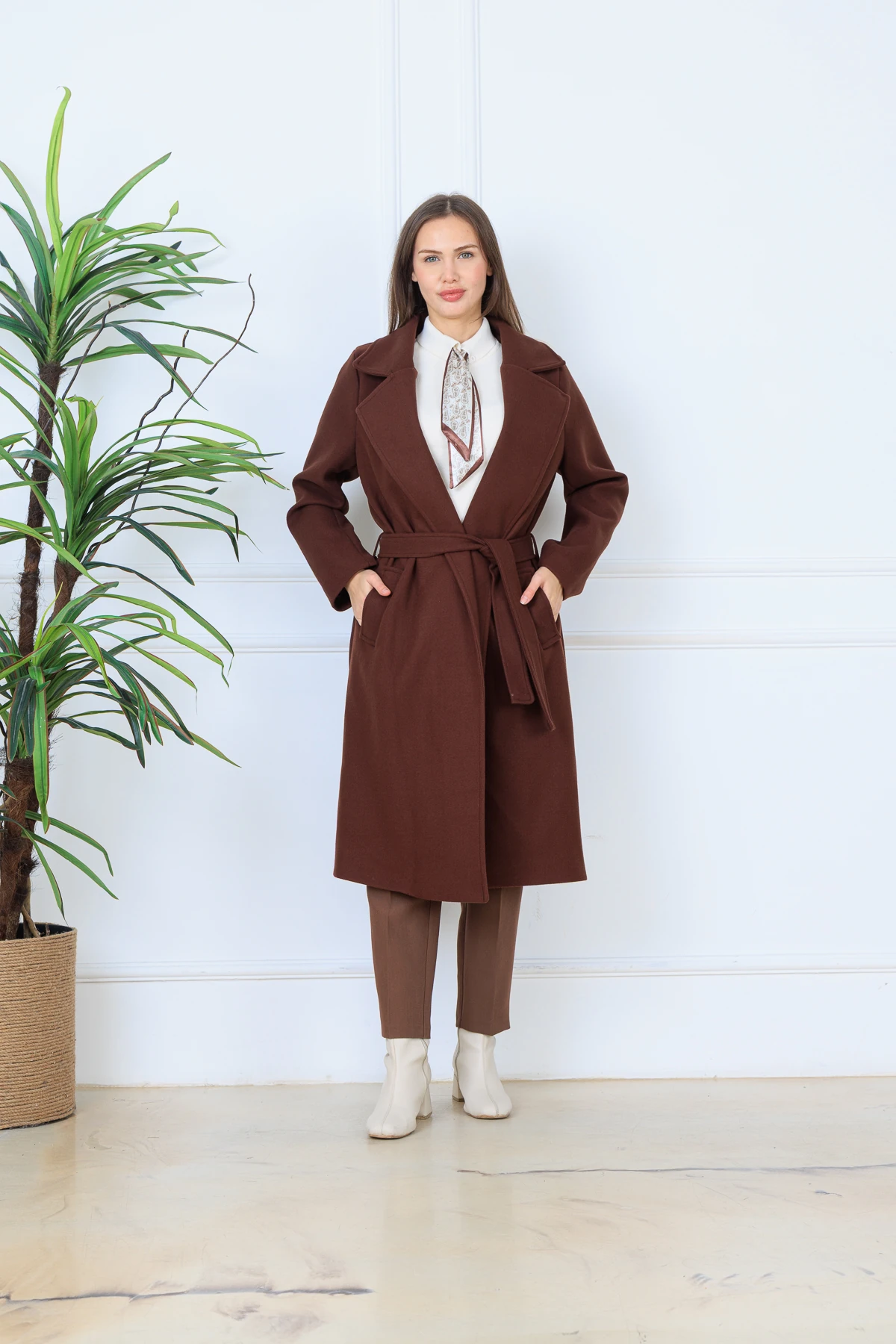 CPSL6637 KAŞE KEMERLİ KABAN