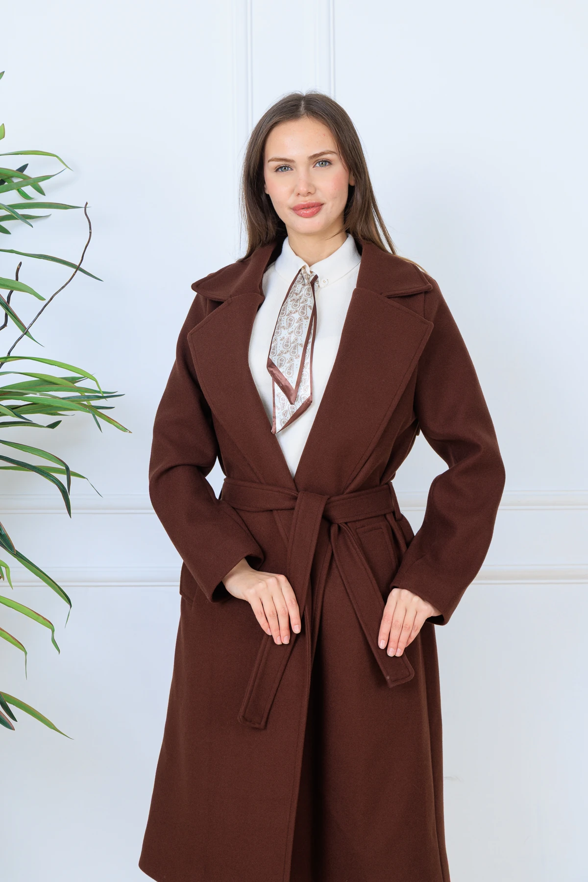 CPSL6637 KAŞE KEMERLİ KABAN