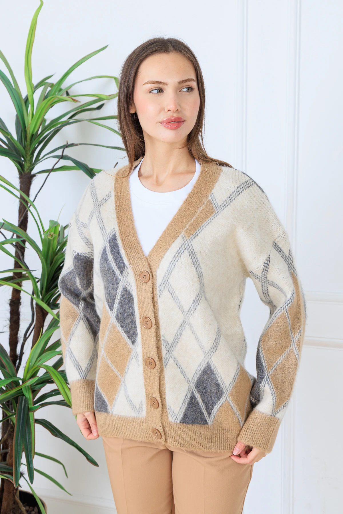 CPSL2681 BAKLAVA DESEN OVER SIZE HIRKA (STD)