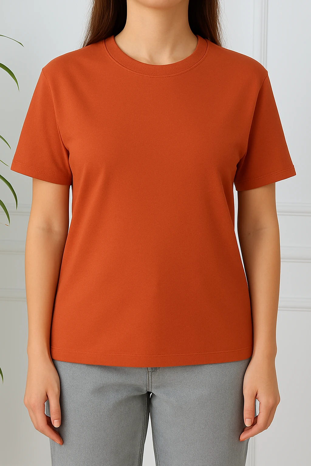 CPSL4381 BİSİKLET YAKA BASİC TSHİRT