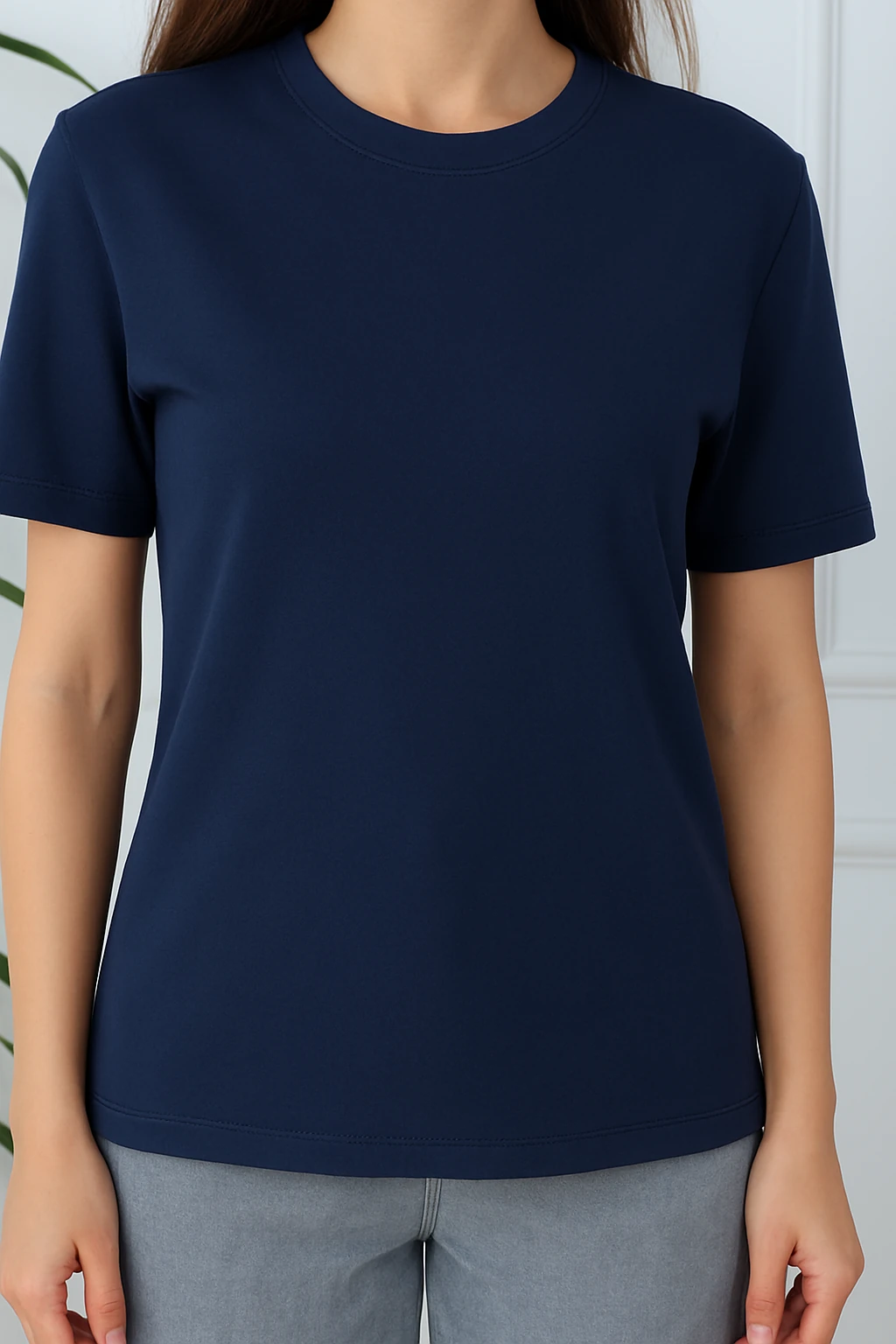 CPSL4381 BİSİKLET YAKA BASİC TSHİRT