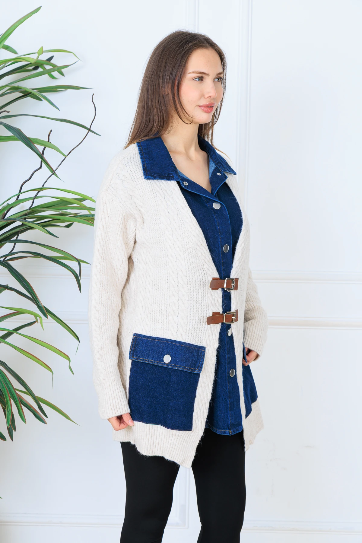 KOT GÖMLEK DETAY TOKALI HIRKA (STD)