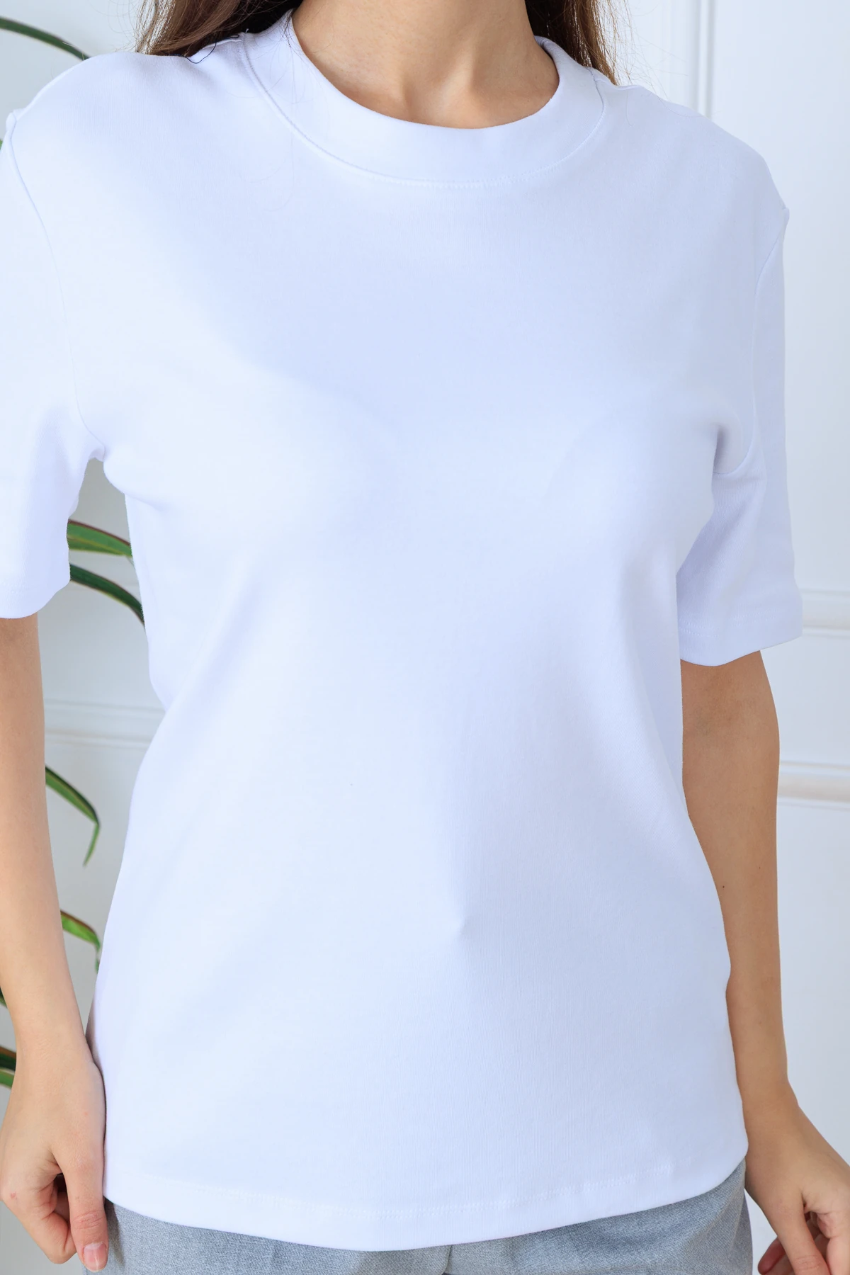 CPSL4381 BİSİKLET YAKA BASİC TSHİRT