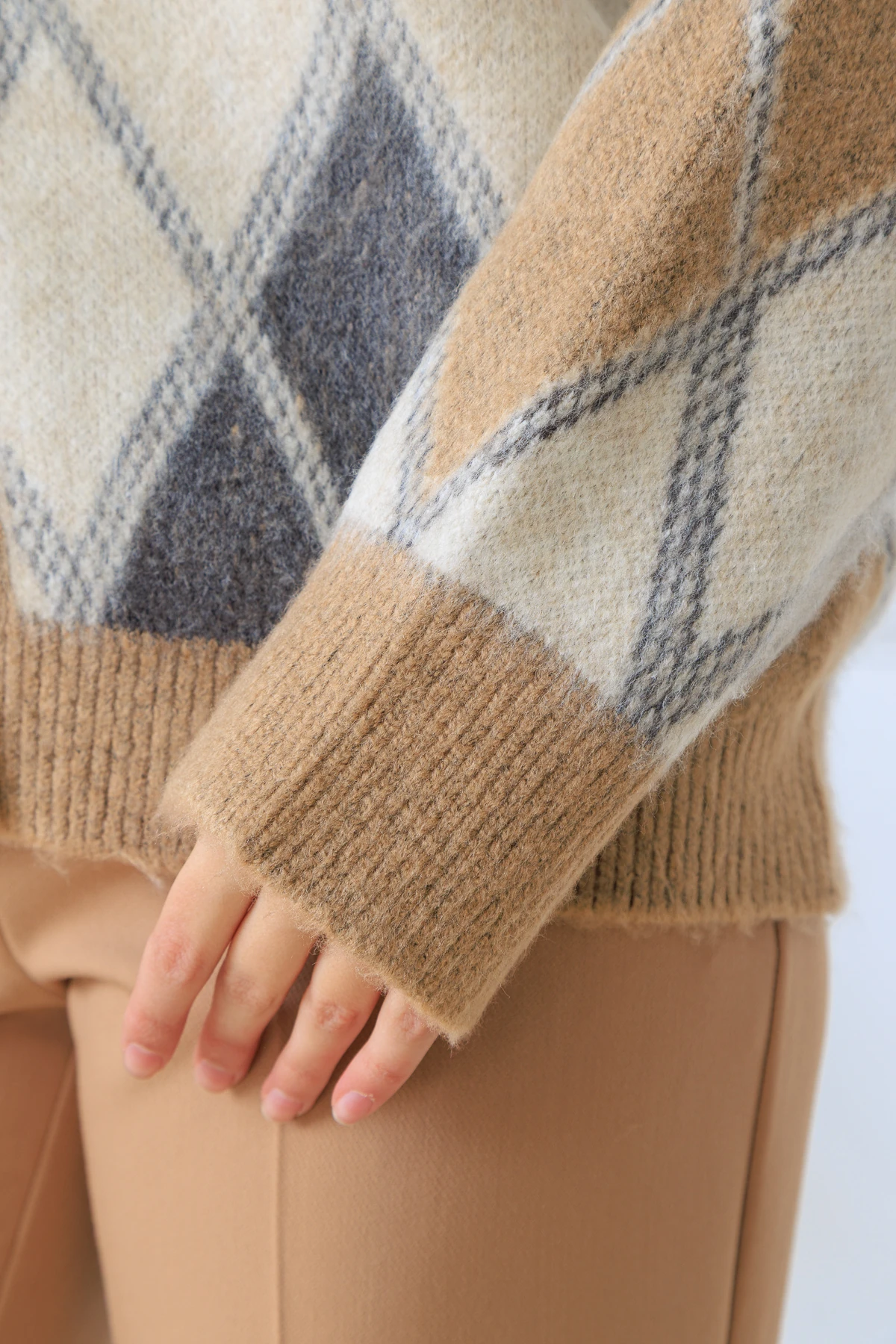 CPSL2681 BAKLAVA DESEN OVER SIZE HIRKA (STD)