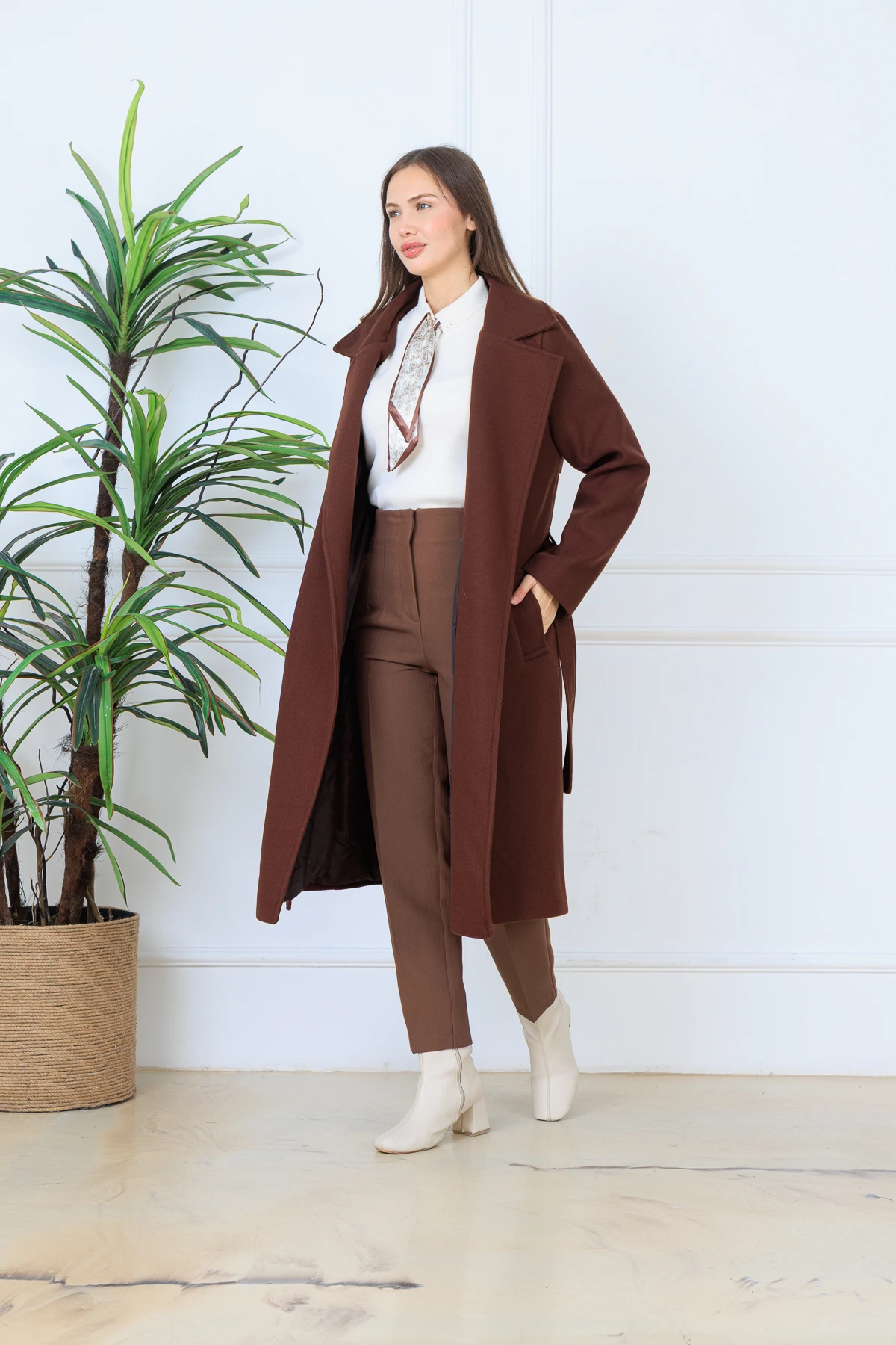 CPSL6637 KAŞE KEMERLİ KABAN