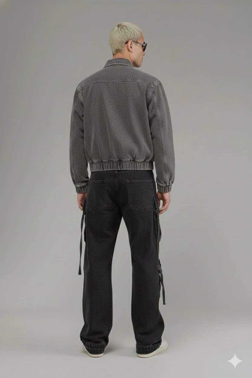 UNİSEX OLD MONEY OVERSİZE KOT CEKET 