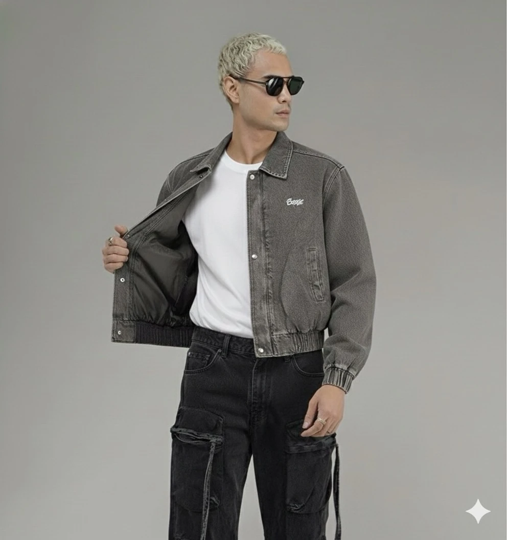 UNİSEX OLD MONEY OVERSİZE KOT CEKET 