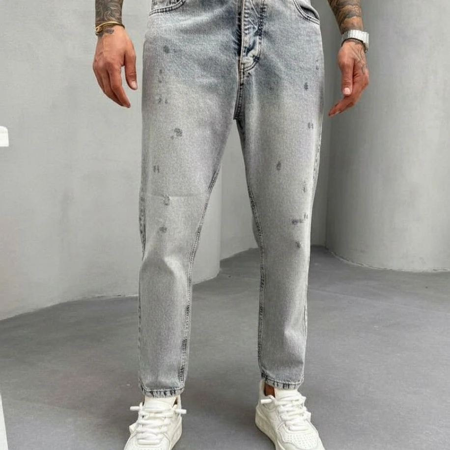 BEJ RENK BOYFRİEND JEANS PANTOLON