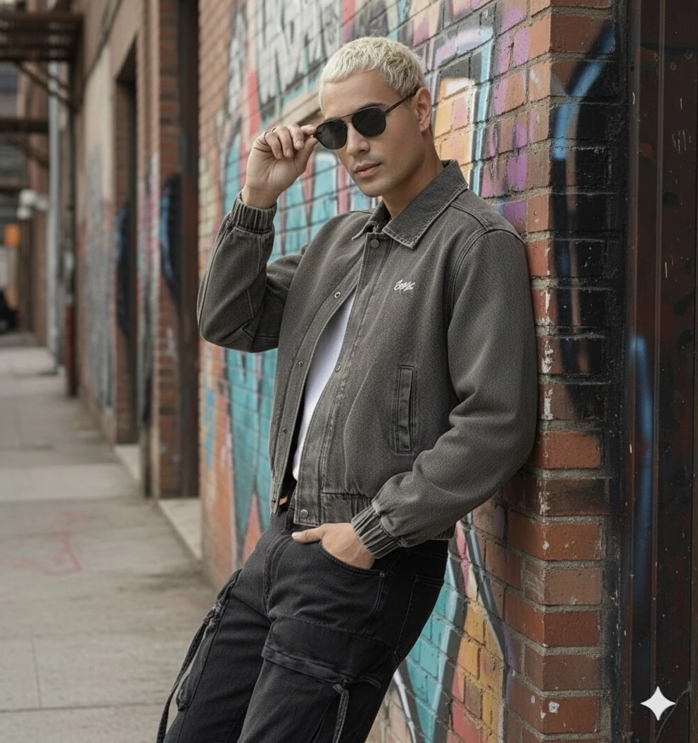 UNİSEX OLD MONEY OVERSİZE KOT CEKET 