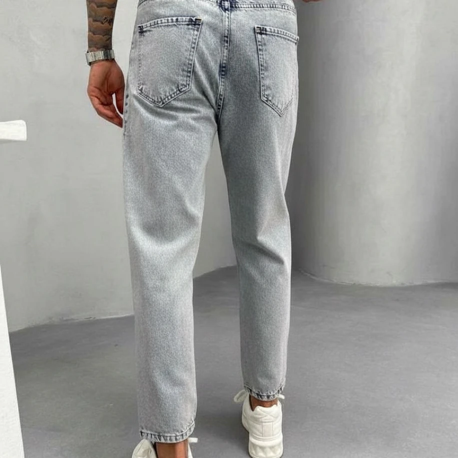 BEJ RENK BOYFRİEND JEANS PANTOLON