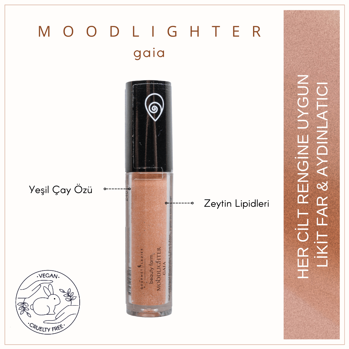 Gaia Moodlighter Natural Liquid Illuminator Eye & Face