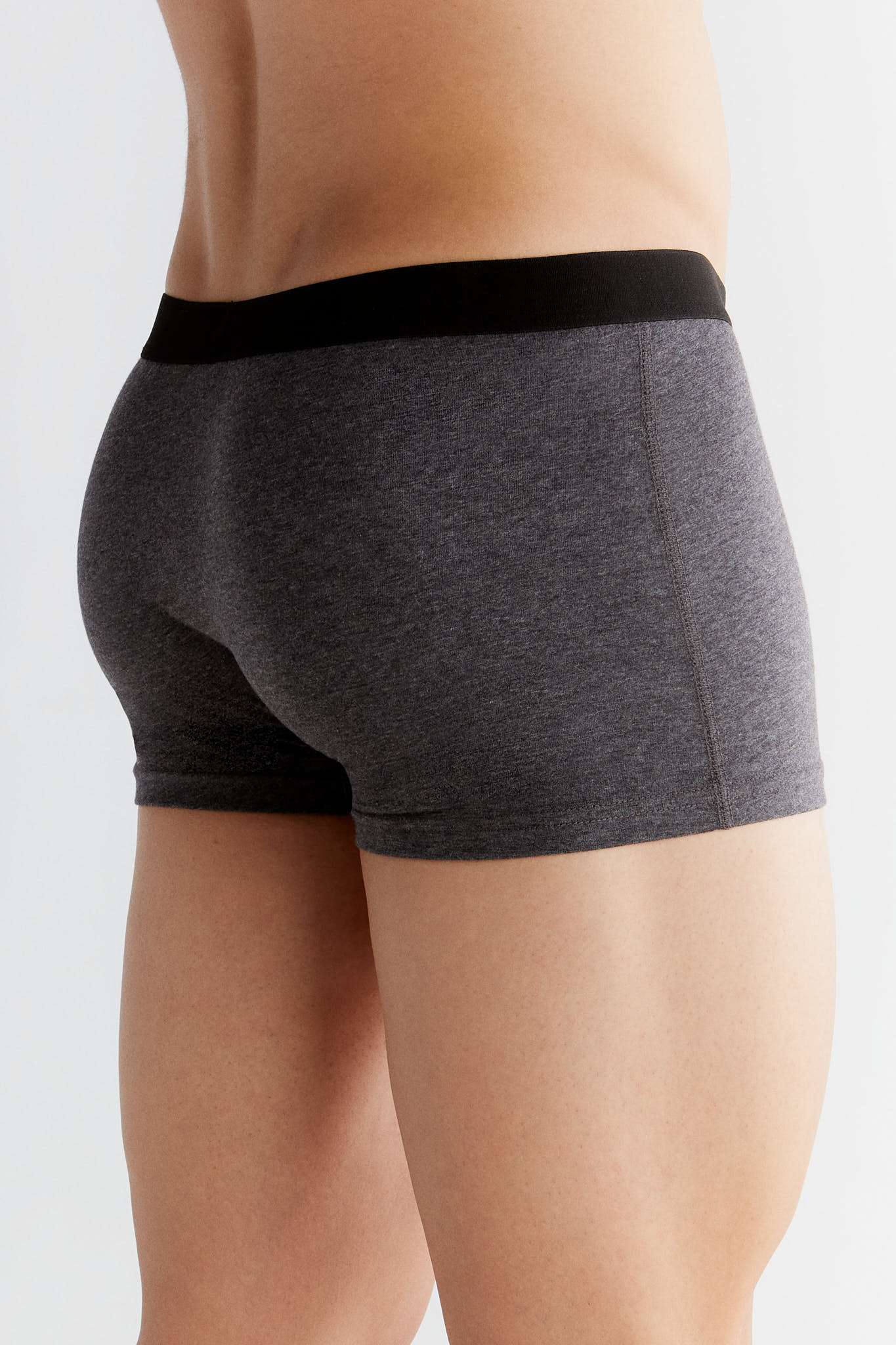 GOTS Sertifikalı Organik Pamuk Erkek Trunk Boxer İç Çamaşırı 3'lü Paket