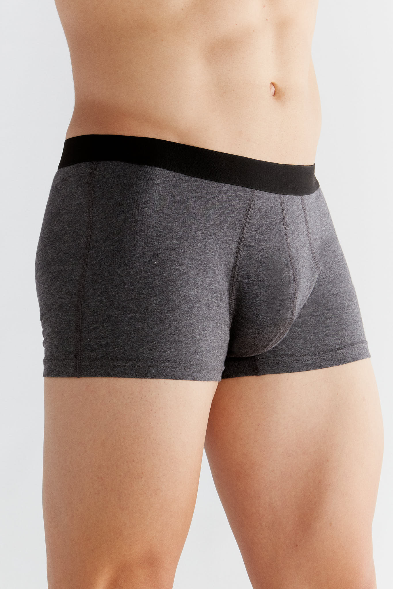 GOTS Sertifikalı Organik Pamuk Erkek Trunk Boxer İç Çamaşırı 3'lü Paket