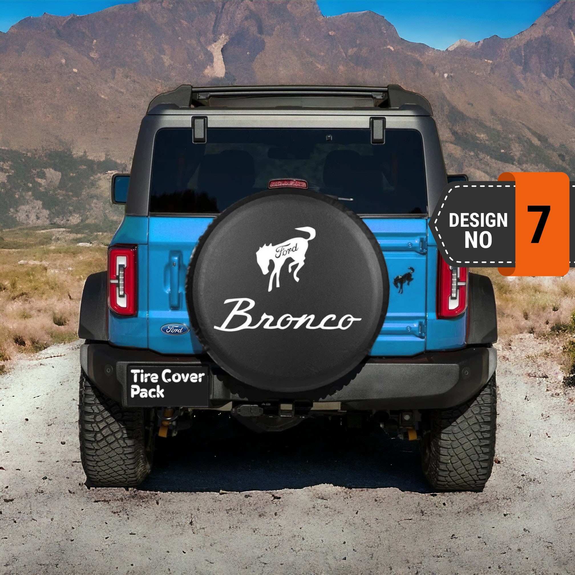 Ford Bronco Spare Tire Cover - 7th Style