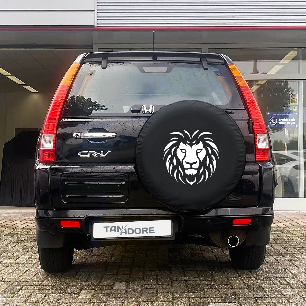 Lion Printed Spare Wheel Tire Cover