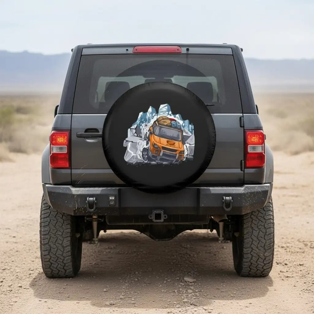 Offroad Araç Tasarımlı Stepne Kılıfı