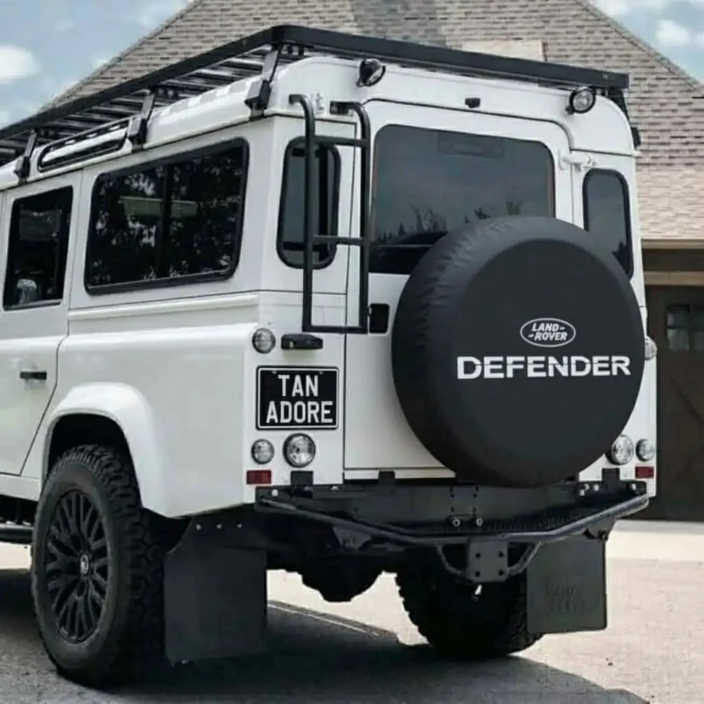 Land Rover Defender Logo Spare Wheel Tire Cover