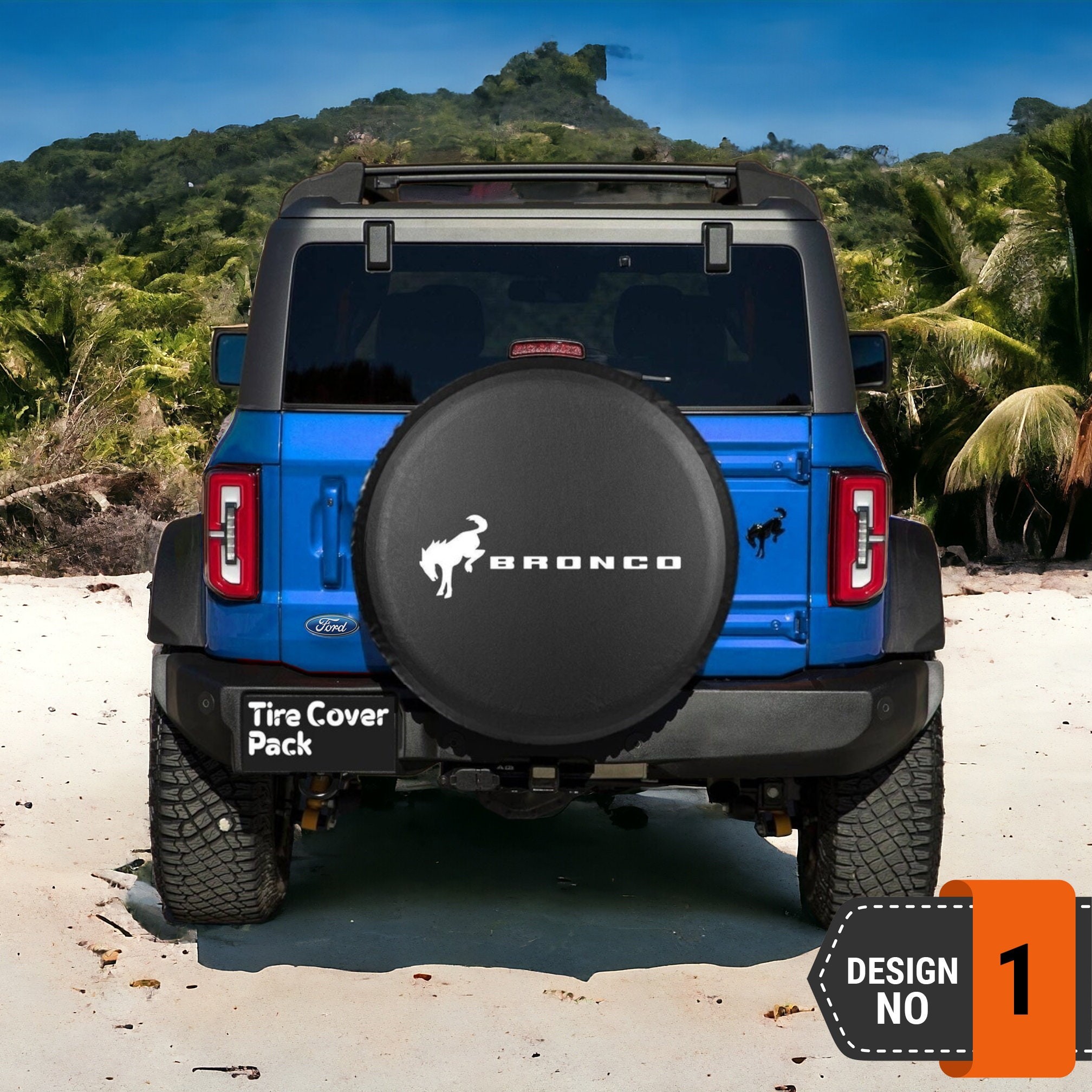 Ford Bronco Spare Tire Cover - 1st Style