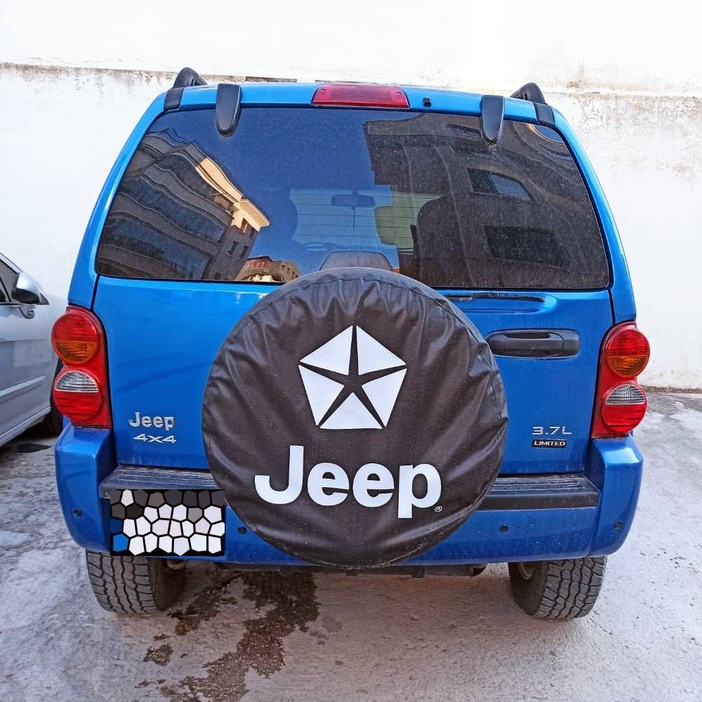 Jeep Yıldız Logo Baskılı Stepne Kılıfı