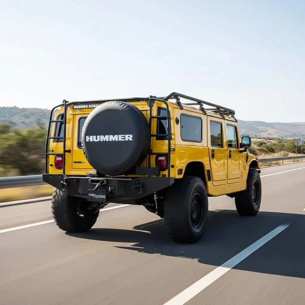 Hummer Logo Spare Wheel Tire Cover
