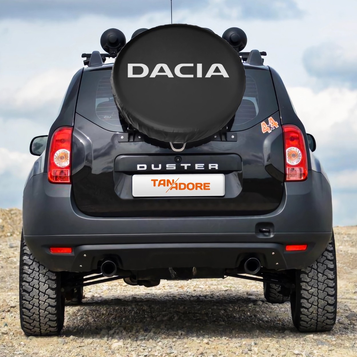 Чехол на запасное колесо с логотипом Dacia