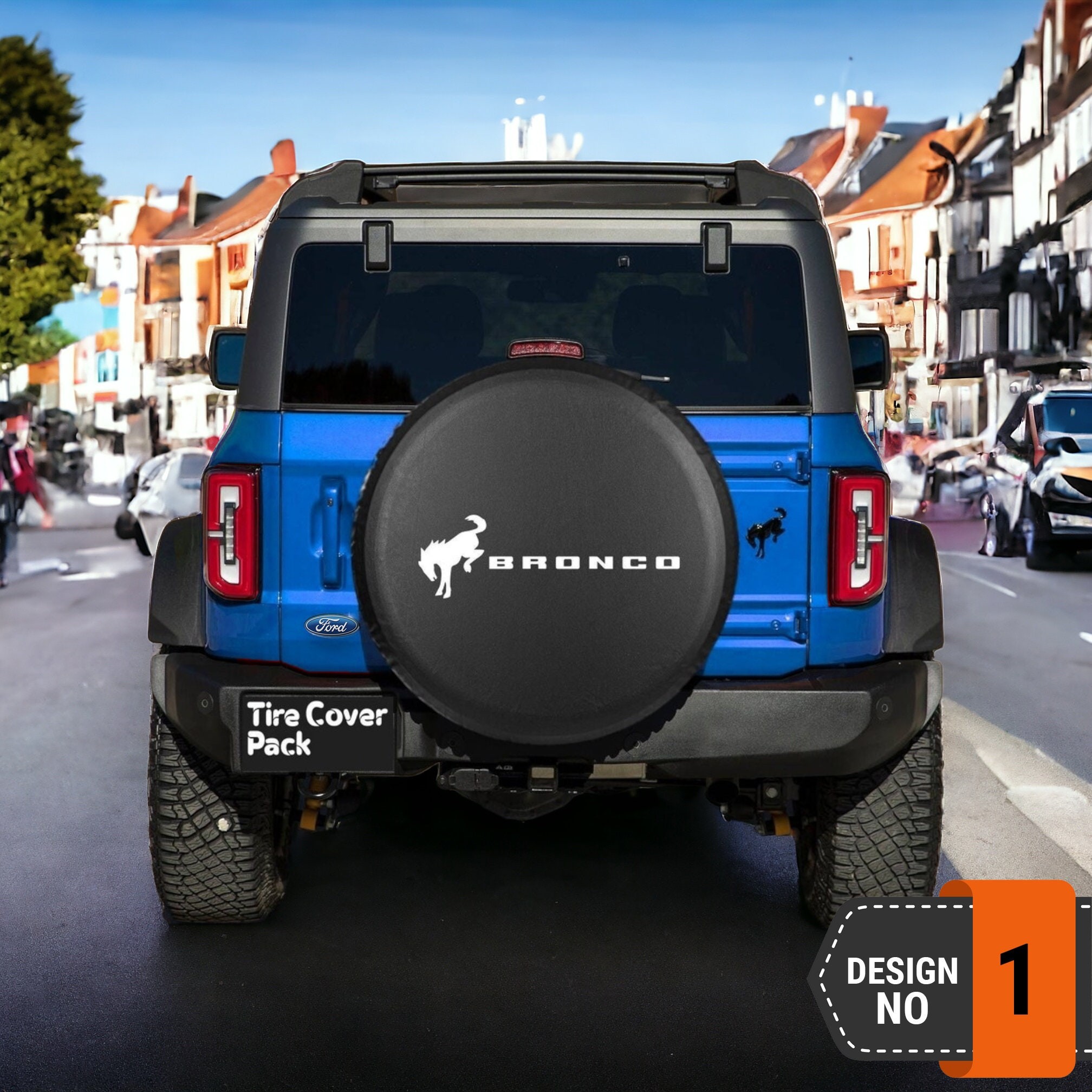 Ford Bronco Spare Tire Cover - 1st Style
