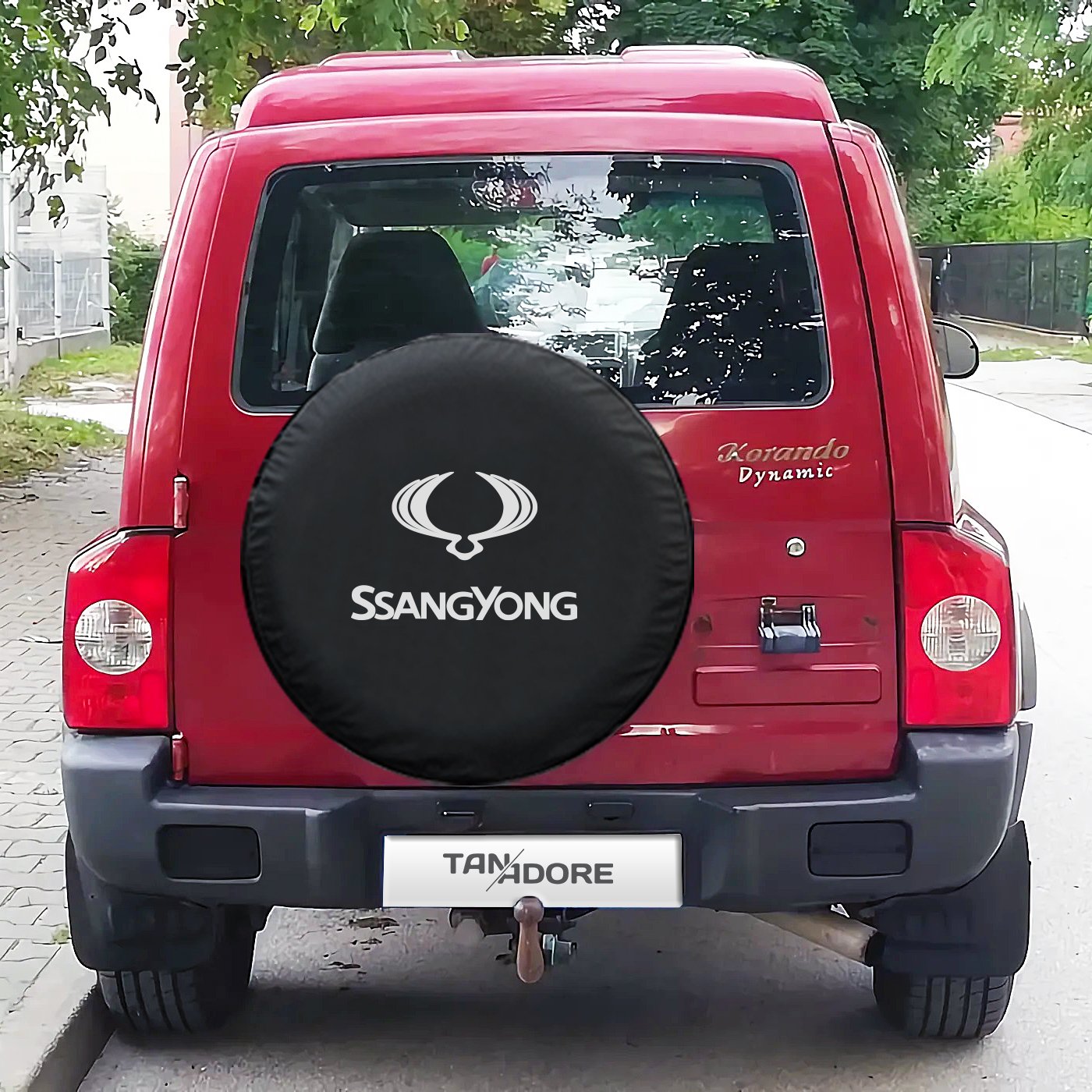 SsangYong Logo Spare Wheel Tire Cover