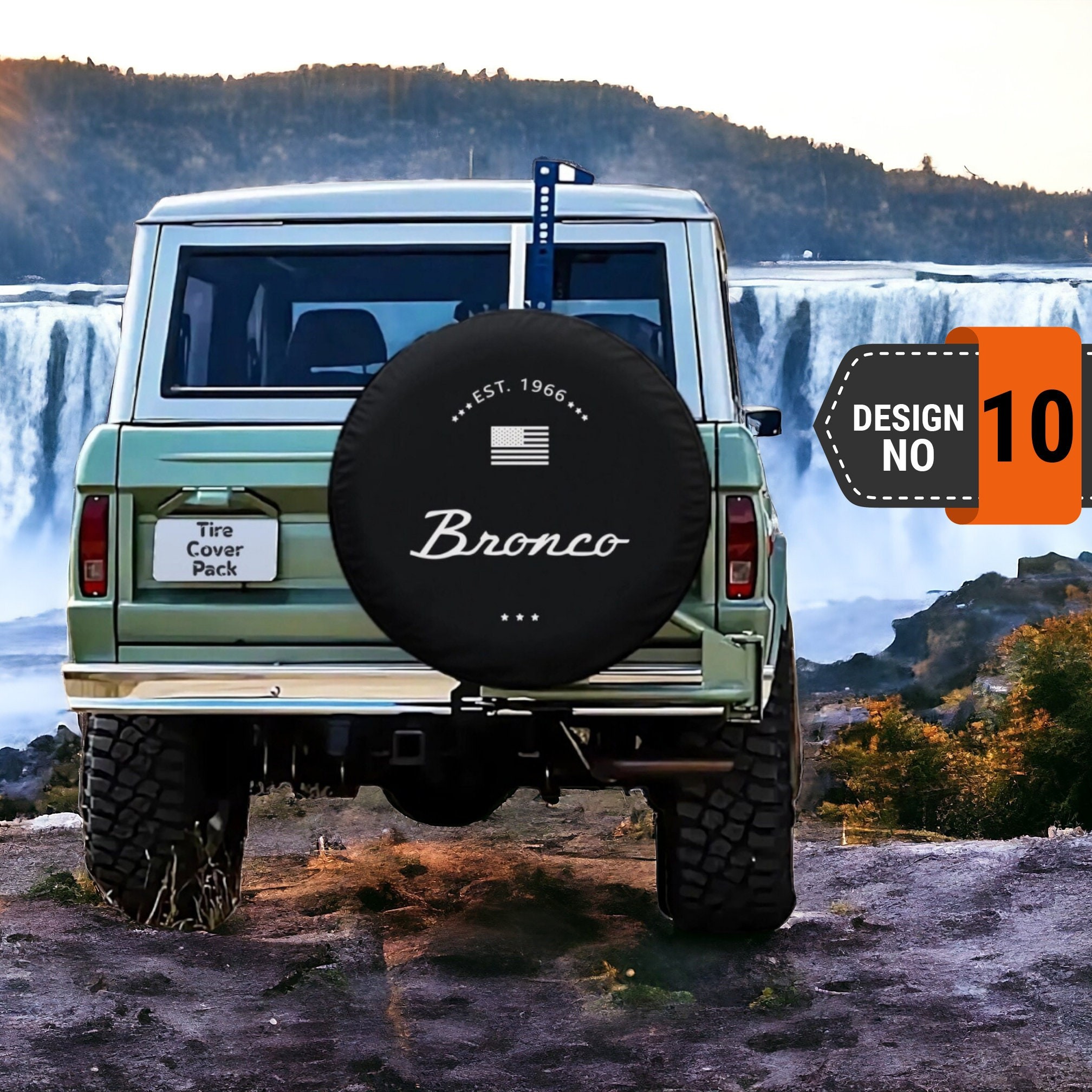 EST 1966 Ford Bronco Spare Tire Cover