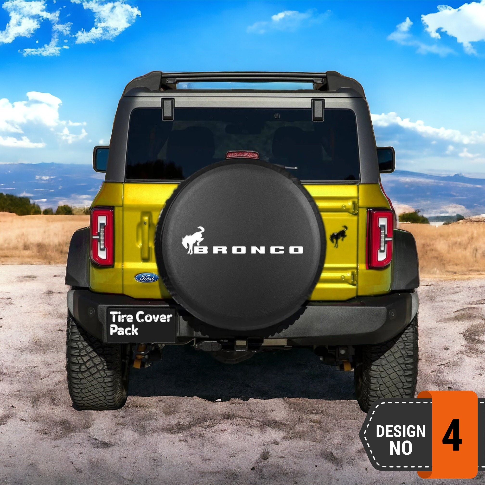 Ford Bronco Spare Tire Cover - 4th Style